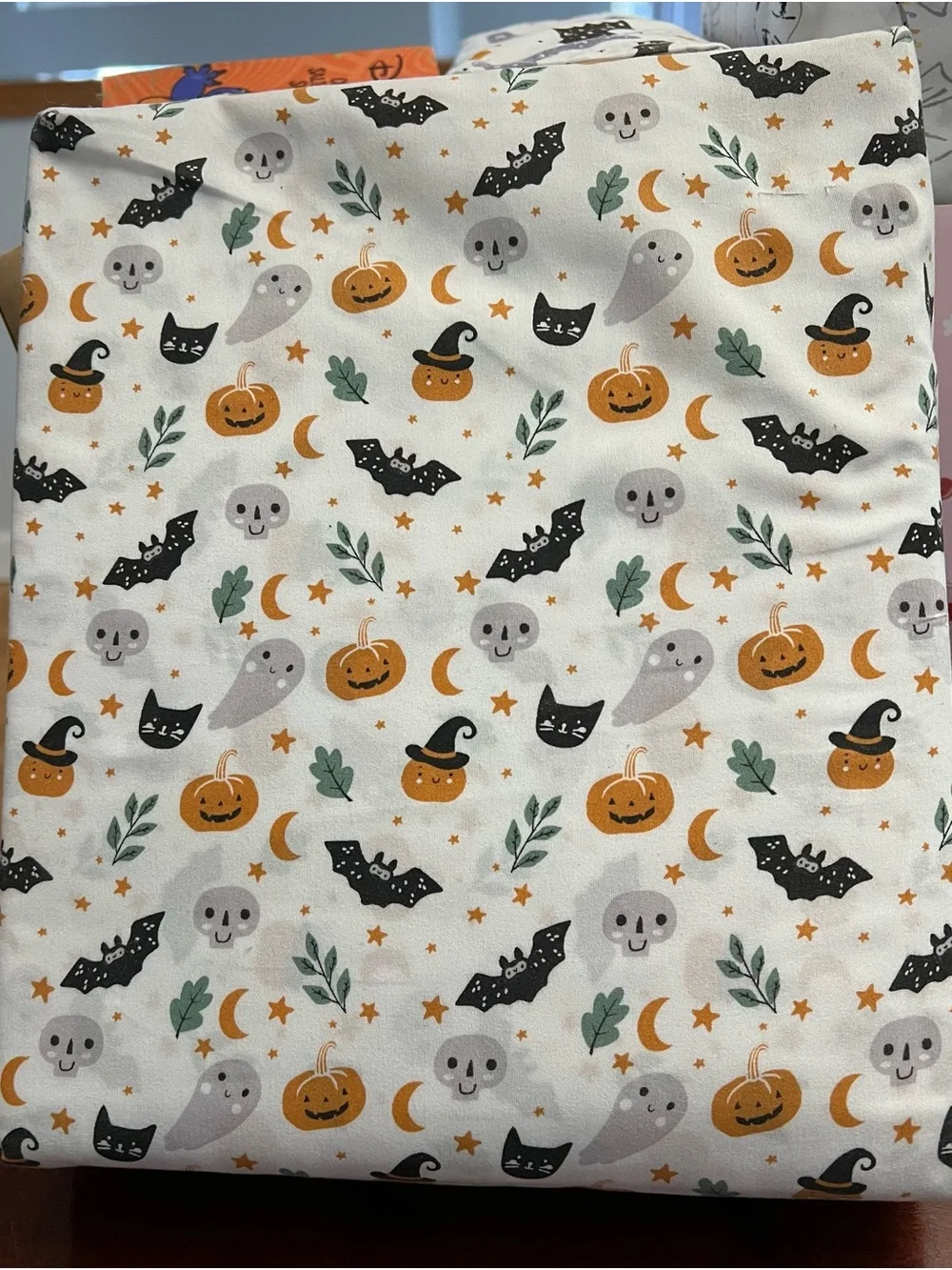 Envogue Full Sheet Set - White with Orange & Black Halloween Motifs